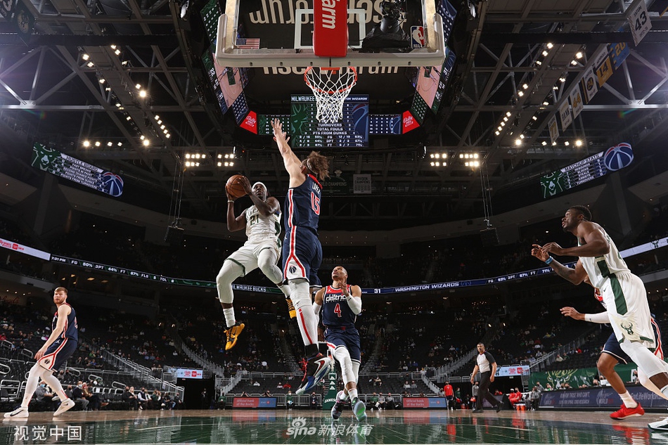 [NBA]奇才134-135雄鹿 字母哥23分力压威少三双