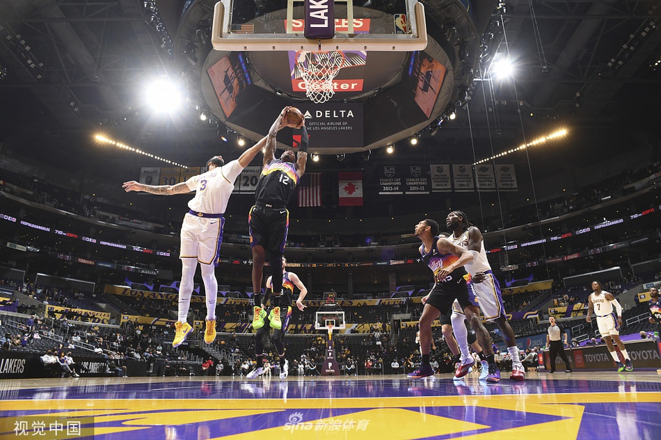 [NBA]太阳110-123湖人 浓眉砍42分12篮板