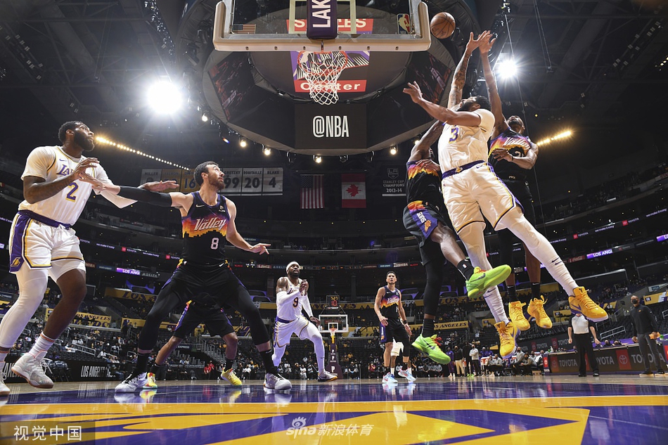 [NBA]太阳110-123湖人 浓眉砍42分12篮板