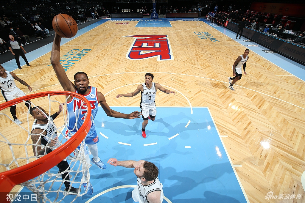 [NBA]马刺116-128篮网 哈登复出砍18分11助攻