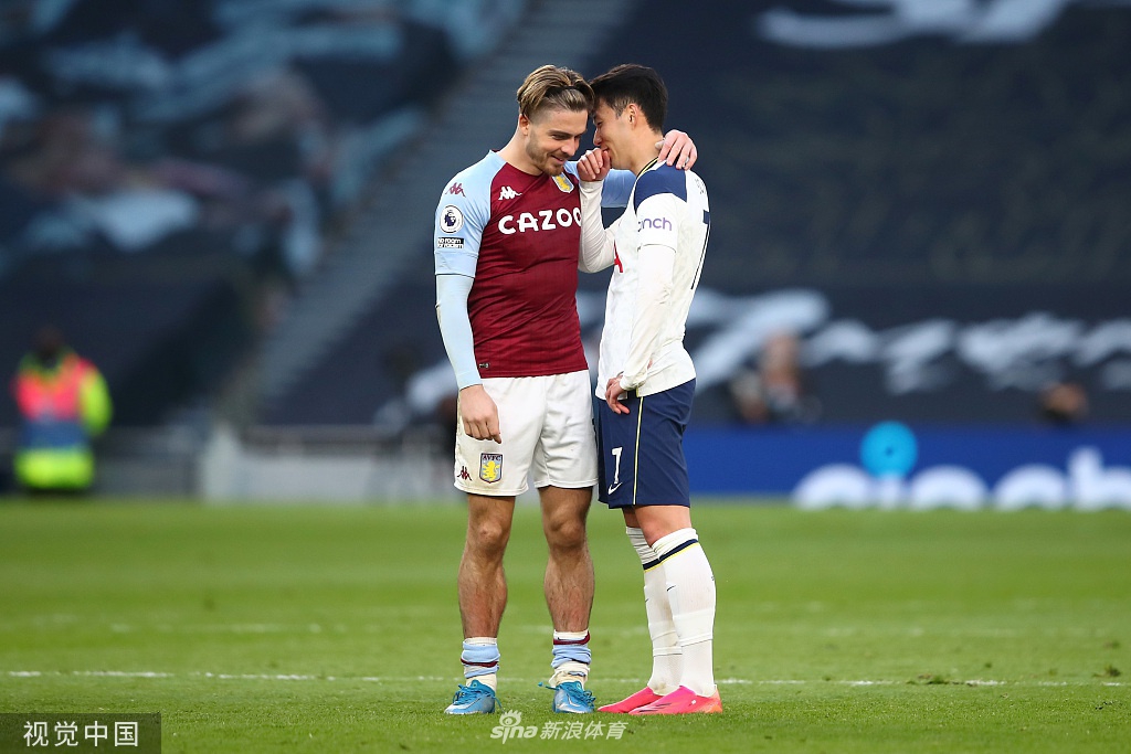 [英超]热刺1-2维拉 主场3连胜被终结