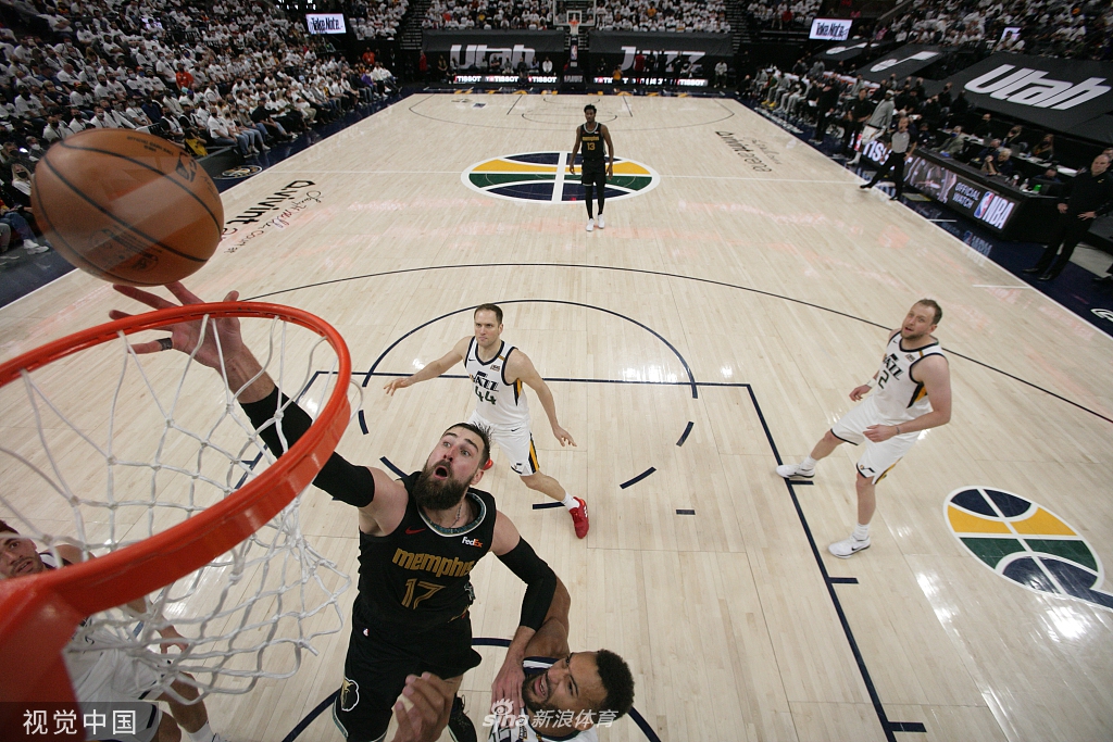 [NBA季后赛]灰熊112-109爵士 狄龙31分制造冷门