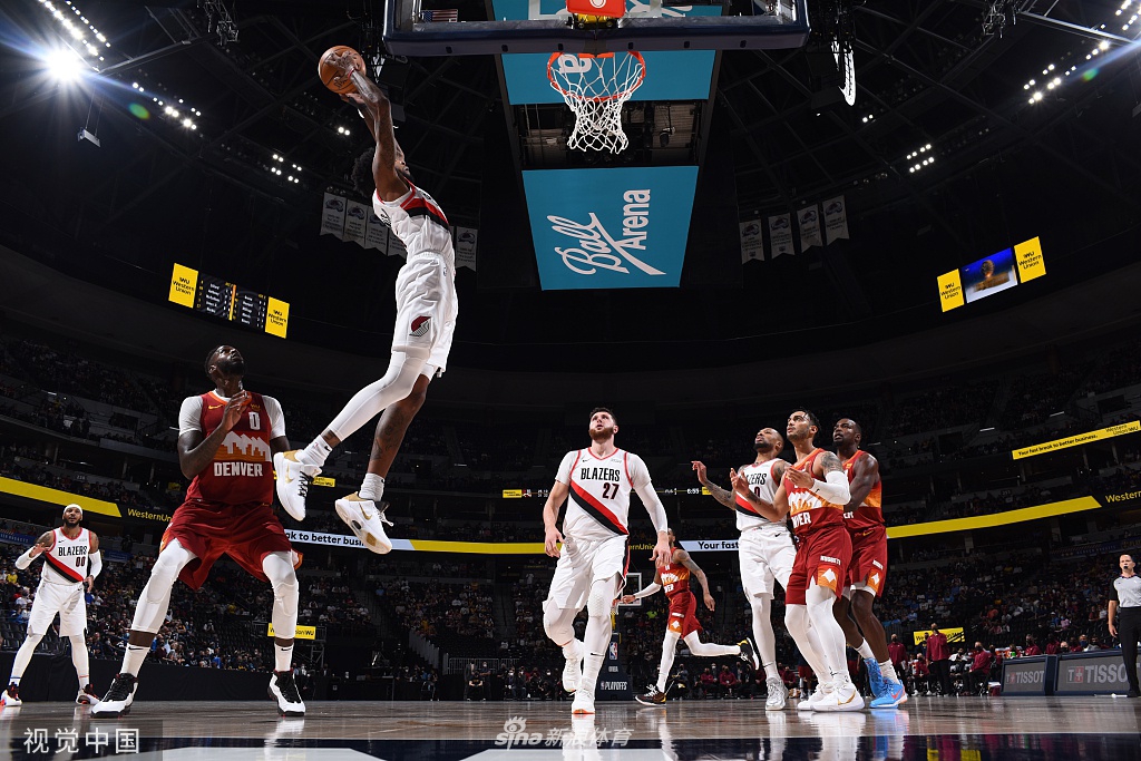 [NBA季后赛]开拓者109-128掘金 约基奇38分力压利拉德