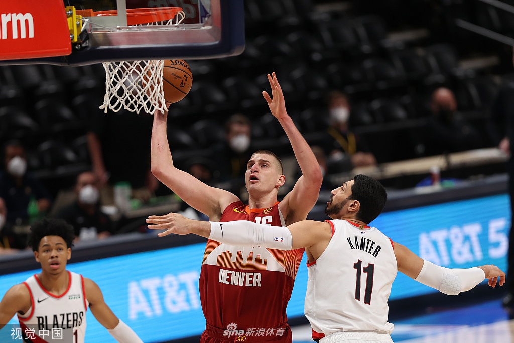 [NBA季后赛]开拓者109-128掘金 约基奇38分力压利拉德