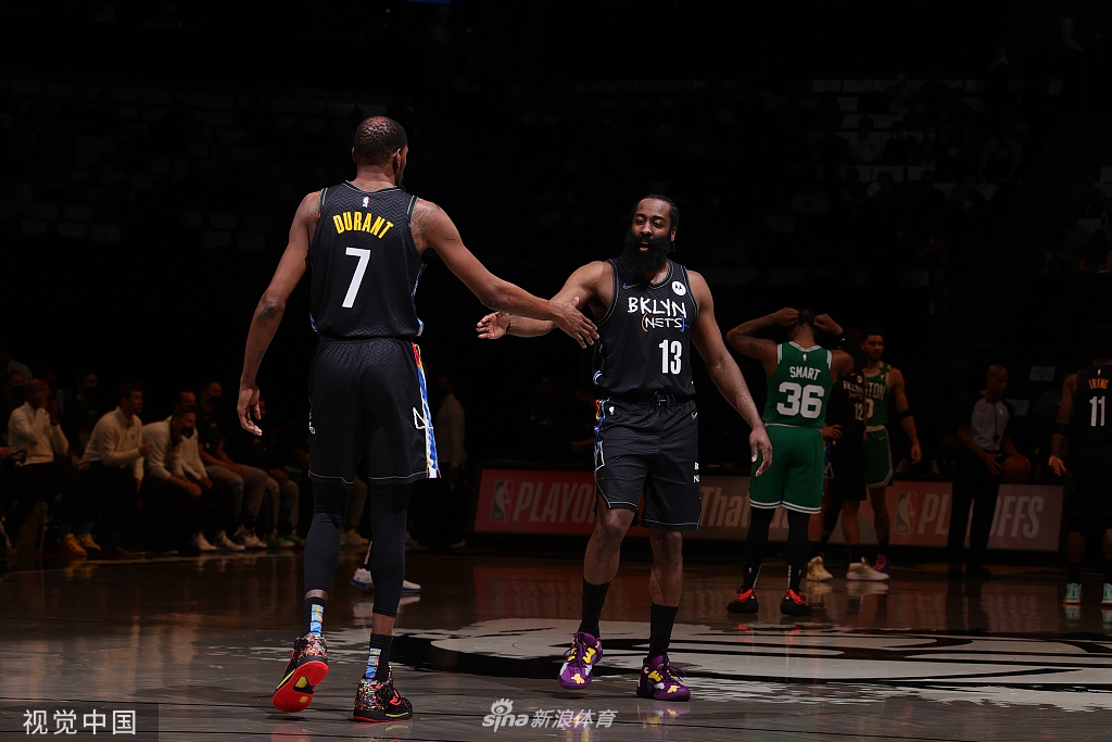 [NBA季后赛]凯尔特人108-130篮网 三巨头合砍61分