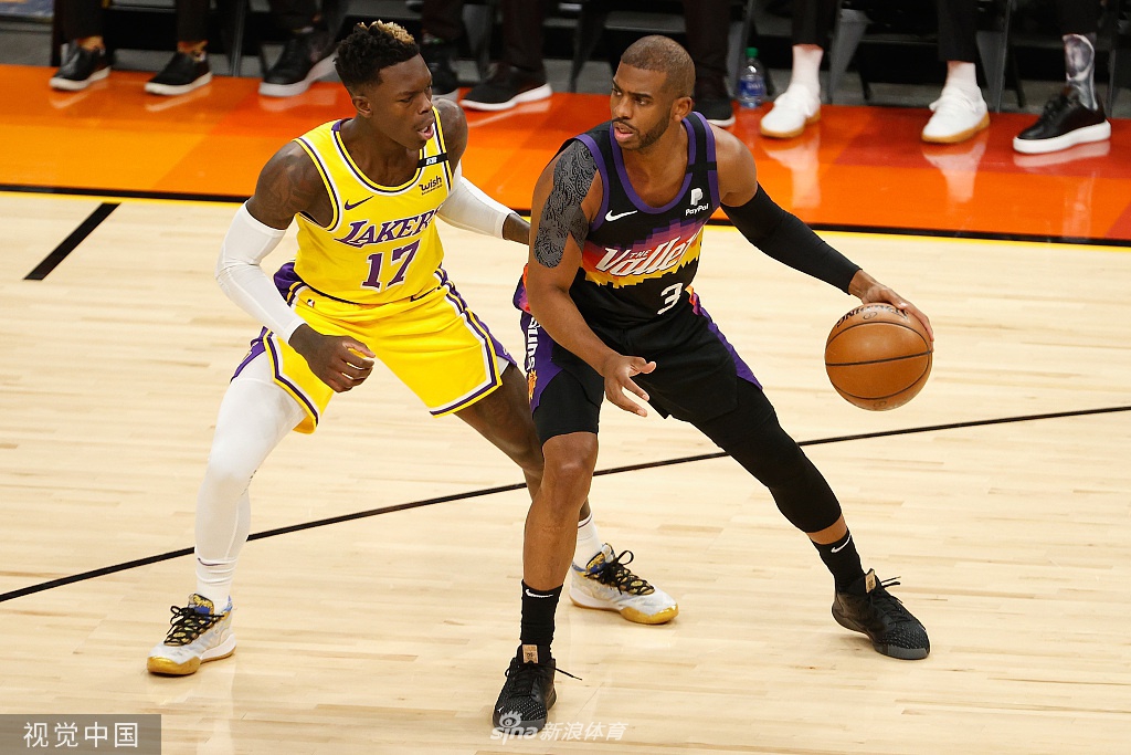 [NBA季后赛]湖人109-102太阳 总分扳成1-1