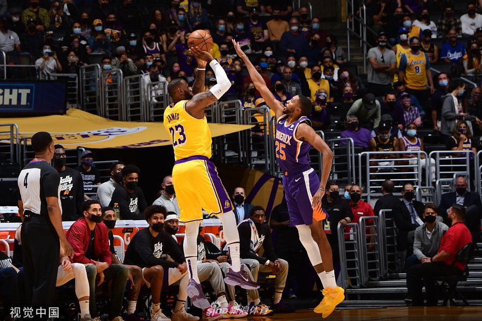 [NBA季后赛]太阳95-109湖人 浓眉豪取34分11篮板