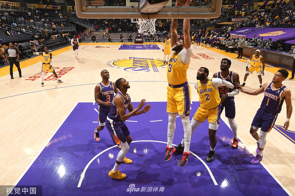 [NBA季后赛]太阳95-109湖人 浓眉豪取34分11篮板