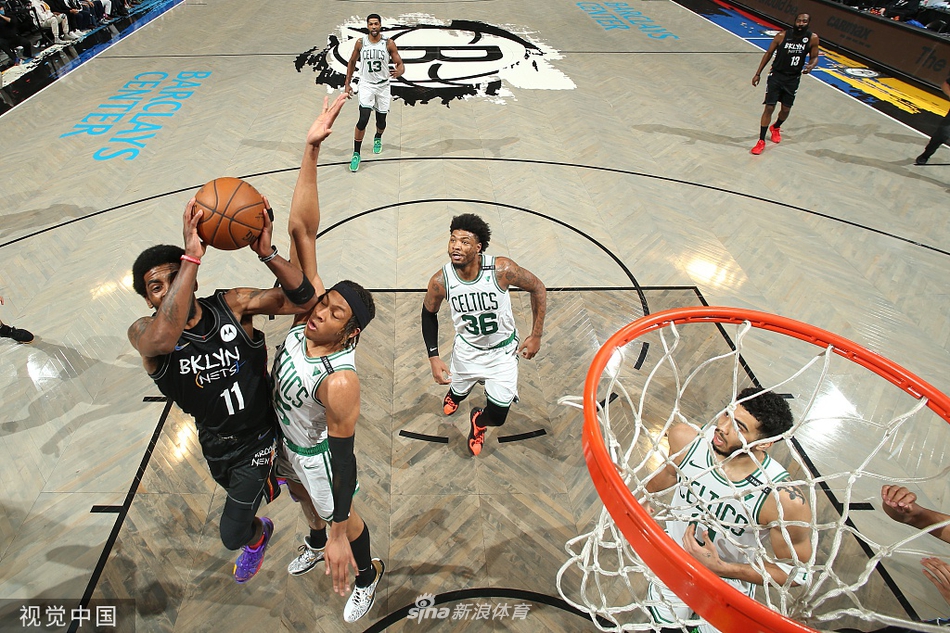 [NBA季后赛]篮网4-1淘汰凯尔特人 哈登砍三双