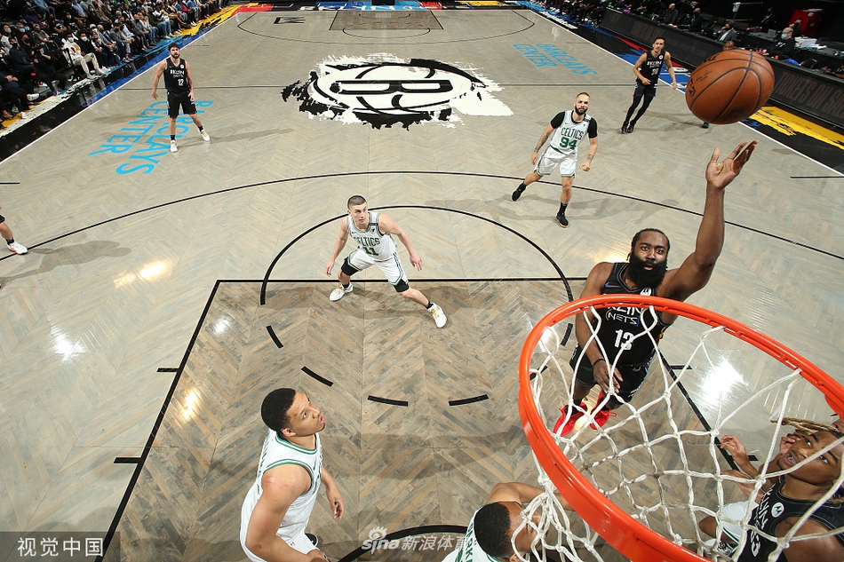 [NBA季后赛]篮网4-1淘汰凯尔特人 哈登砍三双