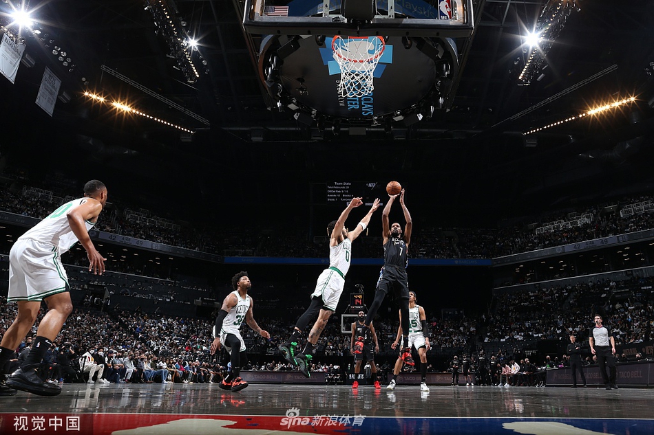 [NBA季后赛]篮网4-1淘汰凯尔特人 哈登砍三双