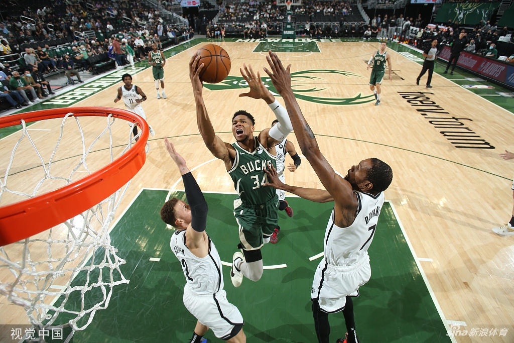 [NBA季后赛]篮网83-86雄鹿 字母哥33+14扳成1-2