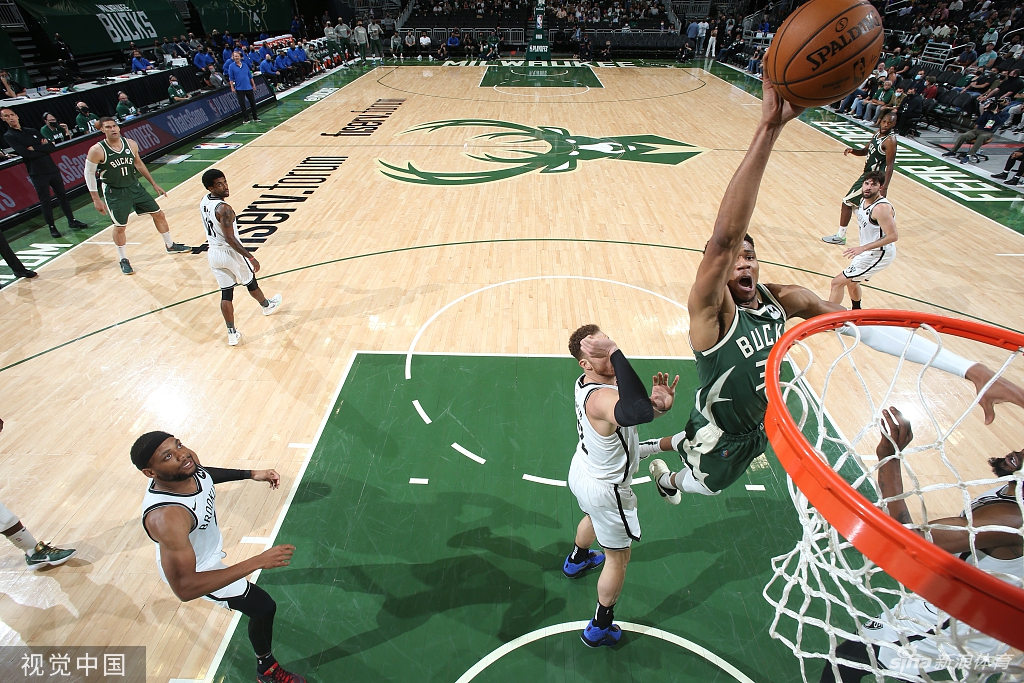 [NBA季后赛]篮网83-86雄鹿 字母哥33+14扳成1-2