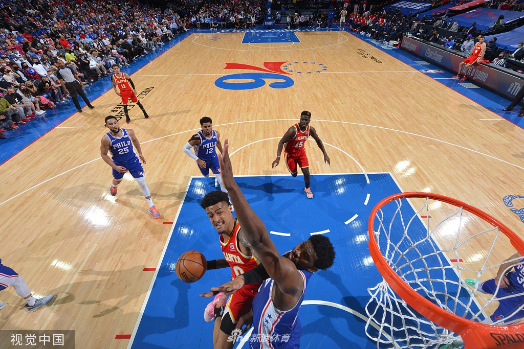 [NBA季后赛]老鹰109-106胜76人 特雷杨39分总分3-2