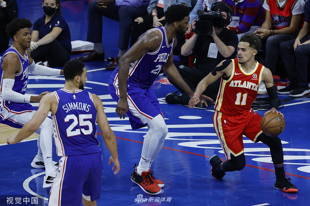 [NBA季后赛]老鹰109-106胜76人 特雷杨39分总分3-2