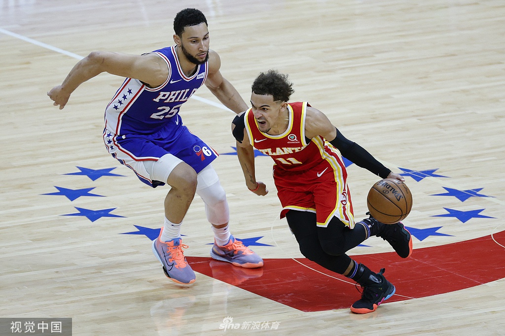 [NBA季后赛]老鹰109-106胜76人 特雷杨39分总分3-2