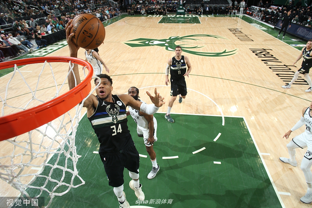 [NBA季后赛]篮网89-104雄鹿 字母哥30+17总分扳成3-3