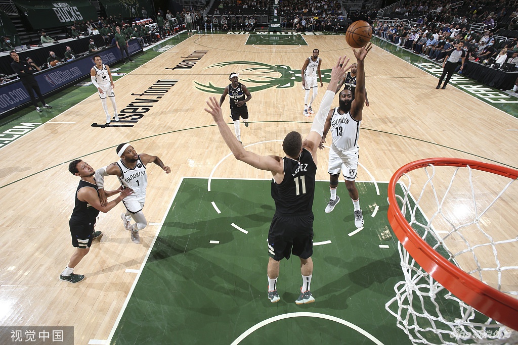 [NBA季后赛]篮网89-104雄鹿 字母哥30+17总分扳成3-3