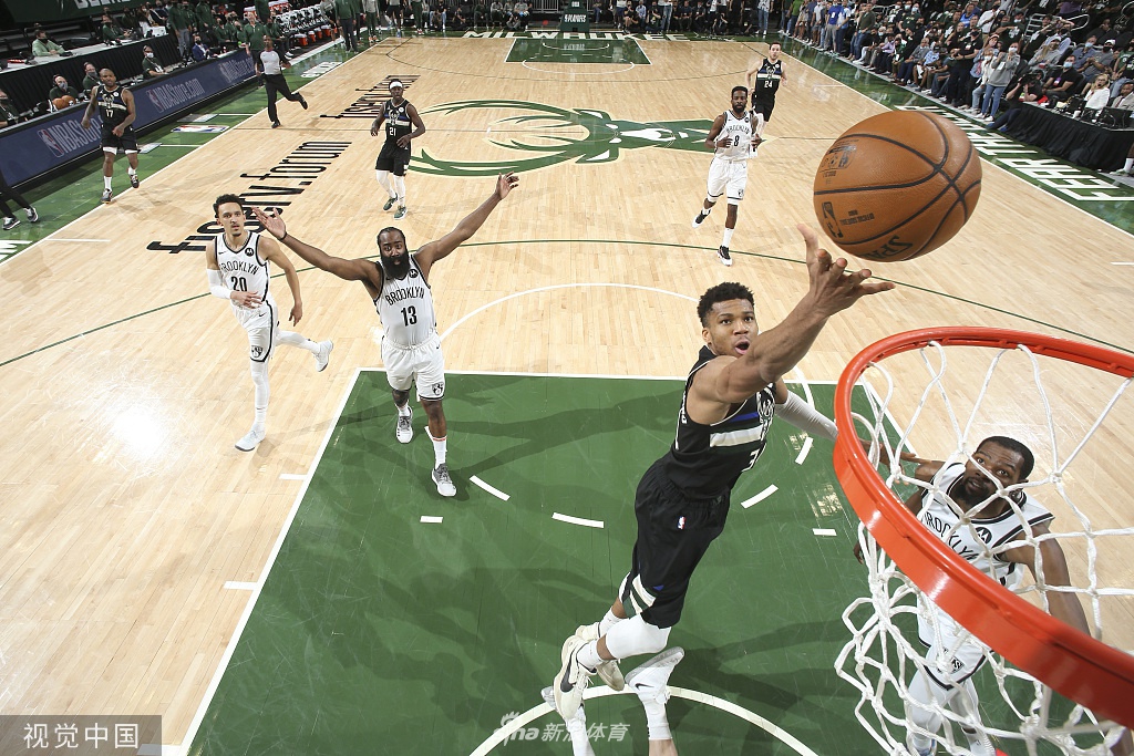 [NBA季后赛]篮网89-104雄鹿 字母哥30+17总分扳成3-3