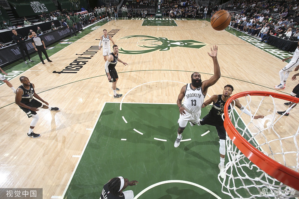 [NBA季后赛]篮网89-104雄鹿 字母哥30+17总分扳成3-3