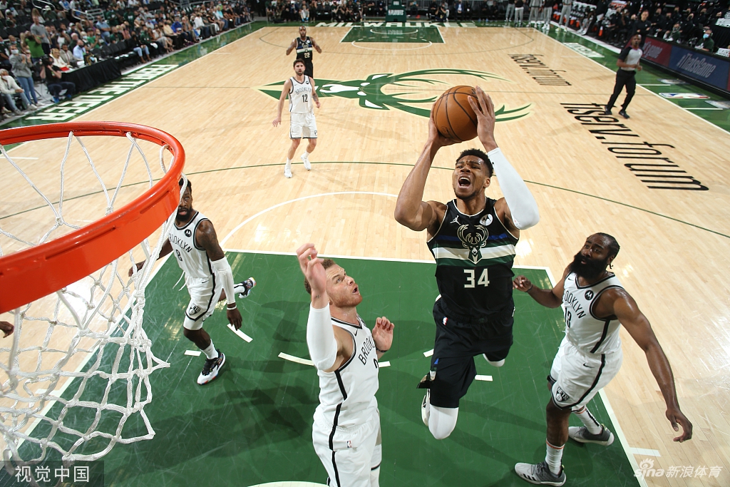 [NBA季后赛]篮网89-104雄鹿 字母哥30+17总分扳成3-3