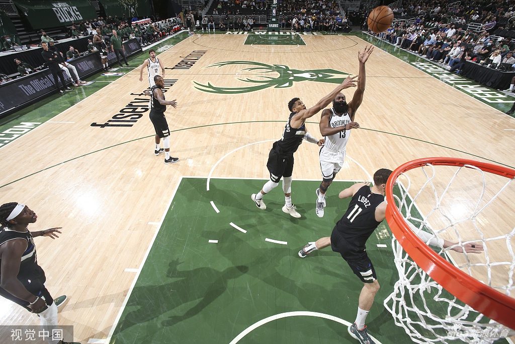 [NBA季后赛]篮网89-104雄鹿 字母哥30+17总分扳成3-3