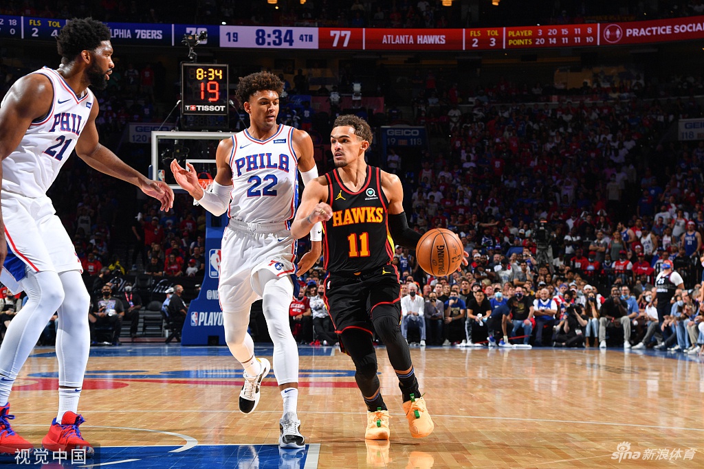 [NBA季后赛]老鹰4-3淘汰76人 晋级东部决赛