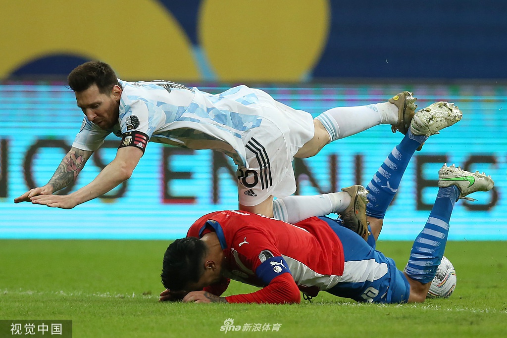 [美洲杯]阿根廷1-0巴拉圭 梅西成队史出场王