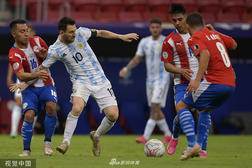 [美洲杯]阿根廷1-0巴拉圭 梅西成队史出场王