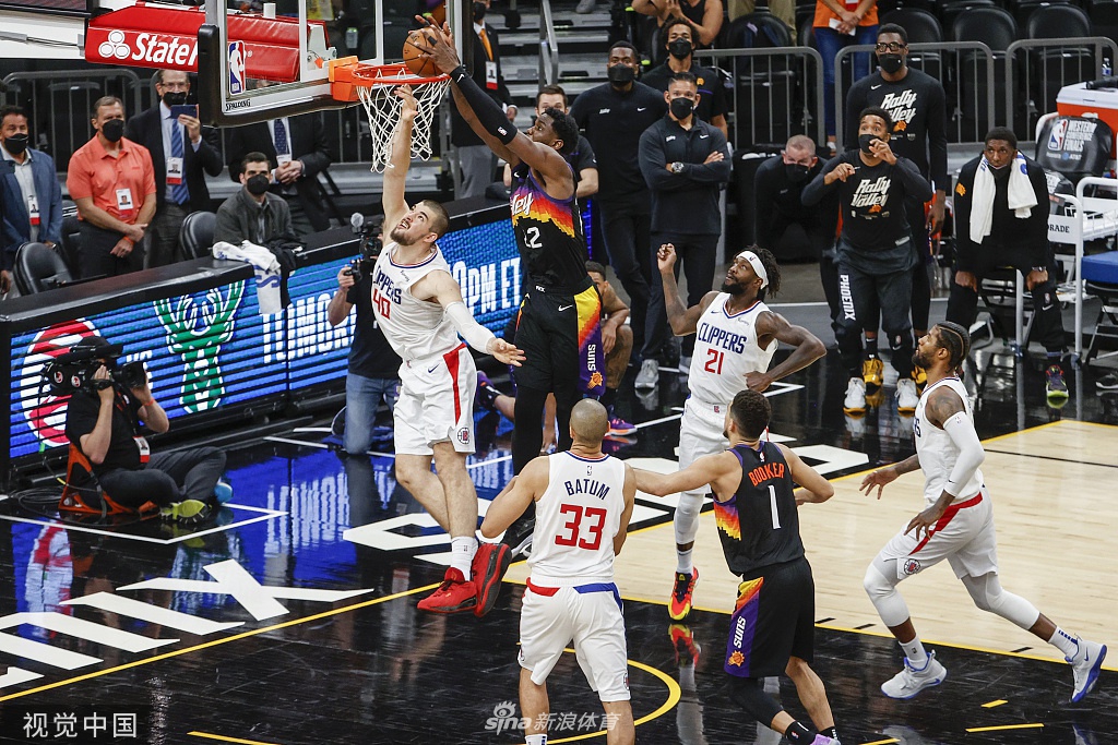 [NBA西部决赛]快船103-104太阳 艾顿绝杀总分2-0