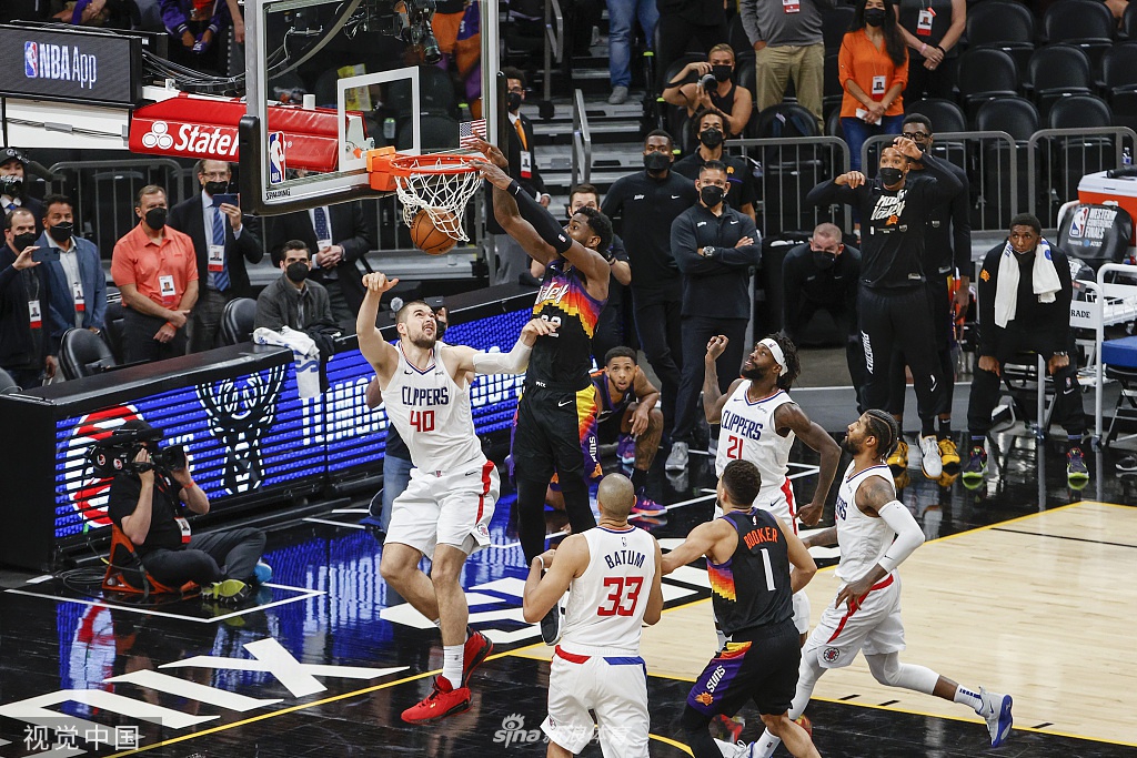 [NBA西部决赛]快船103-104太阳 艾顿绝杀总分2-0