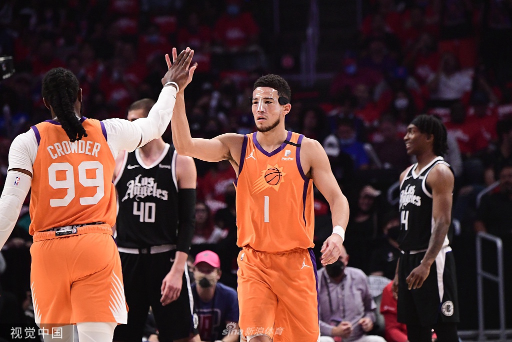 [NBA西部决赛3]太阳vs快船 保罗复出