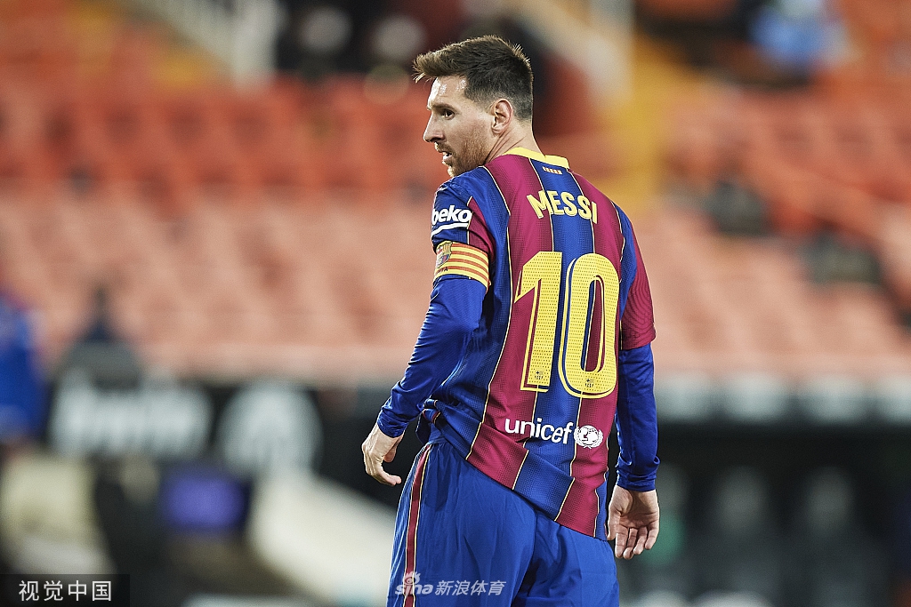 梅西正式成为自由球员 2000年以来首次没合同在身