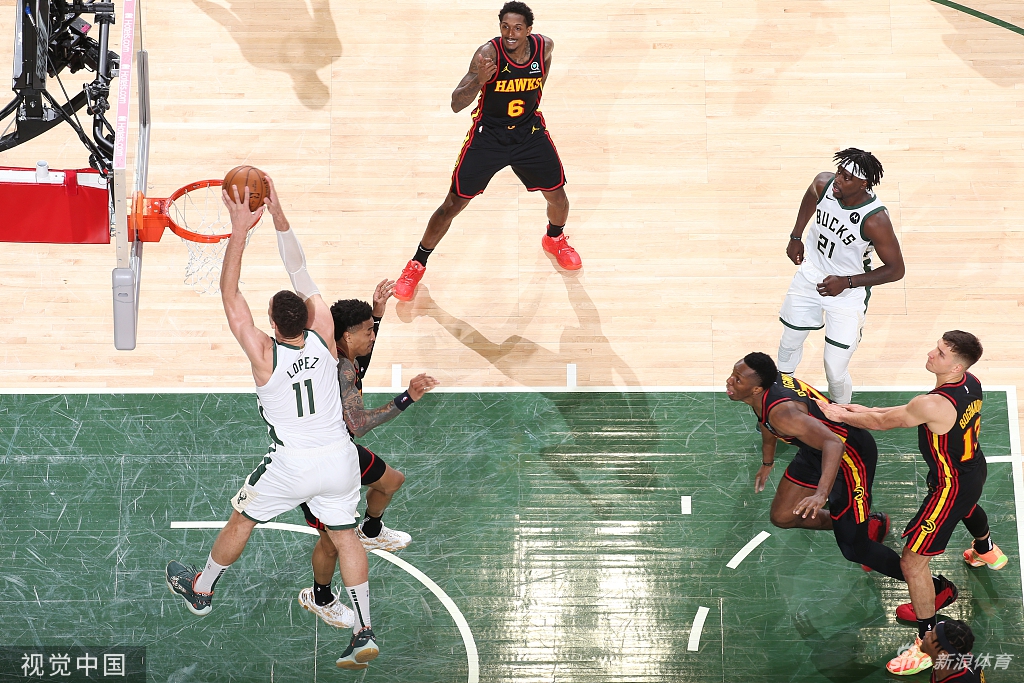 [NBA东决G5]老鹰112-123雄鹿 米德尔顿准3双总分3-2