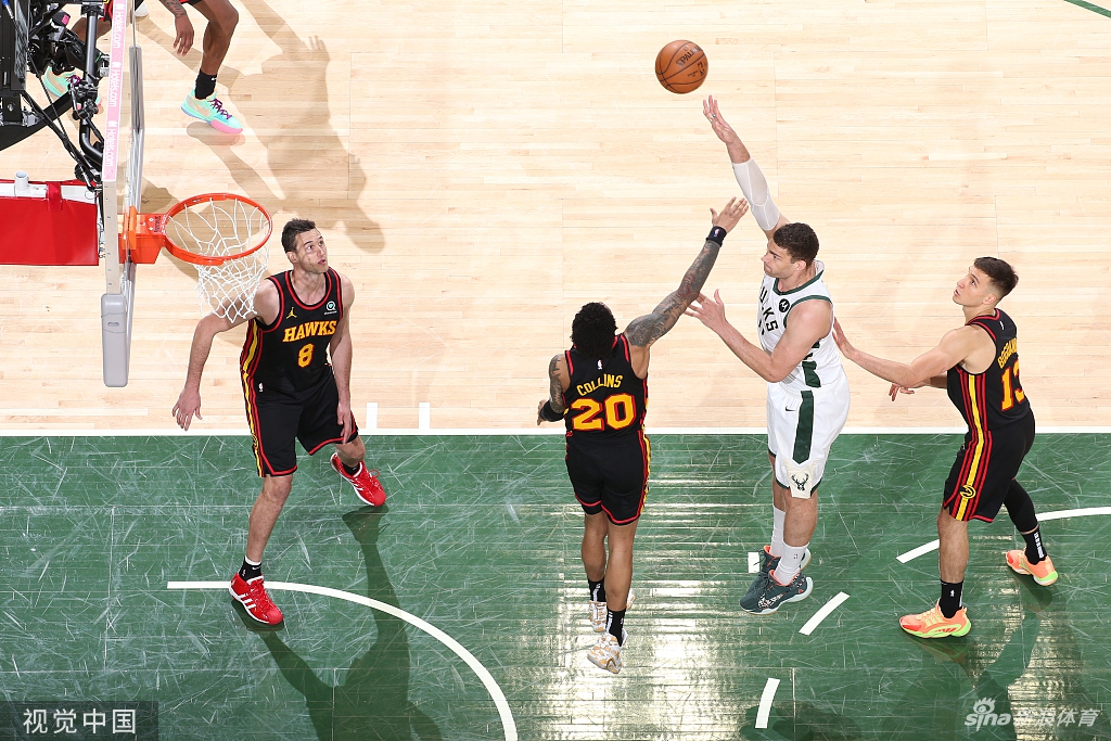 [NBA东决G5]老鹰112-123雄鹿 米德尔顿准3双总分3-2