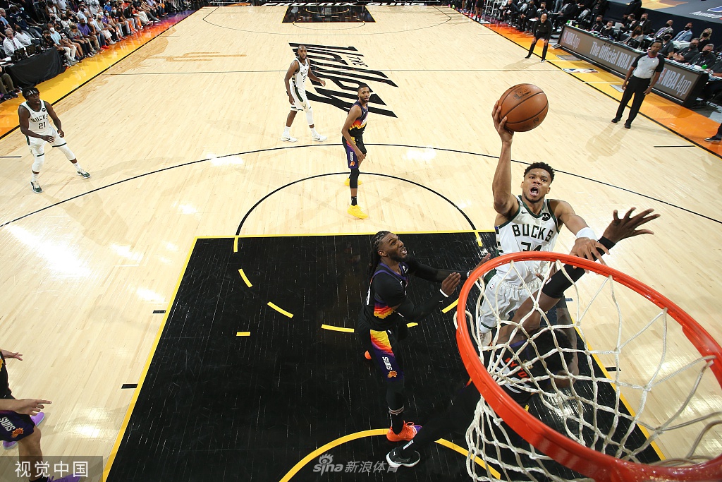 [NBA总决赛G2]雄鹿108-118太阳 布克31分总分2-0