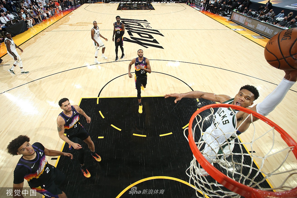 [NBA总决赛G2]雄鹿108-118太阳 布克31分总分2-0