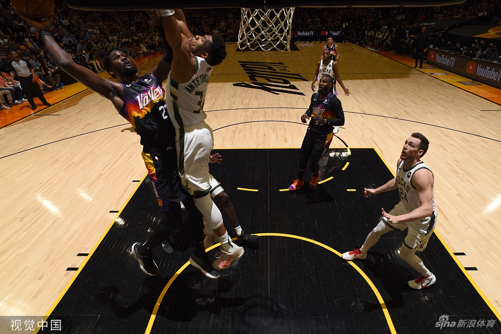 [NBA总决赛G2]雄鹿108-118太阳 布克31分总分2-0