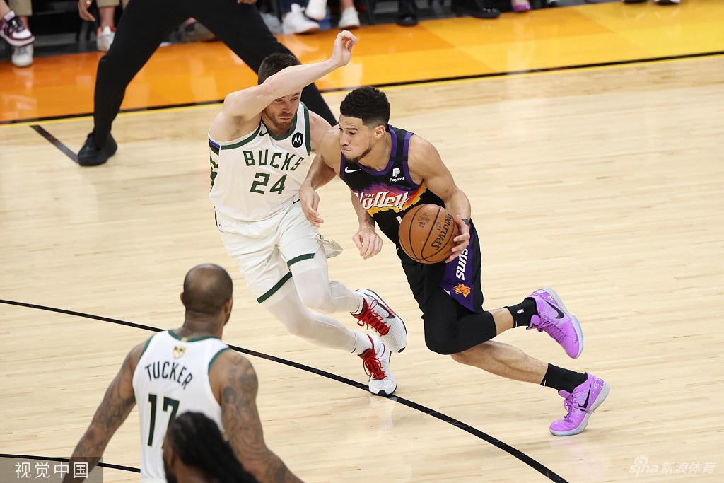 [NBA总决赛G2]雄鹿108-118太阳 布克31分总分2-0