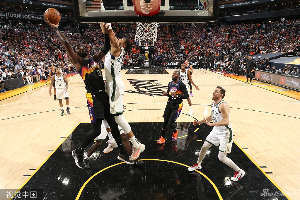 [NBA总决赛G2]雄鹿108-118太阳 布克31分总分2-0