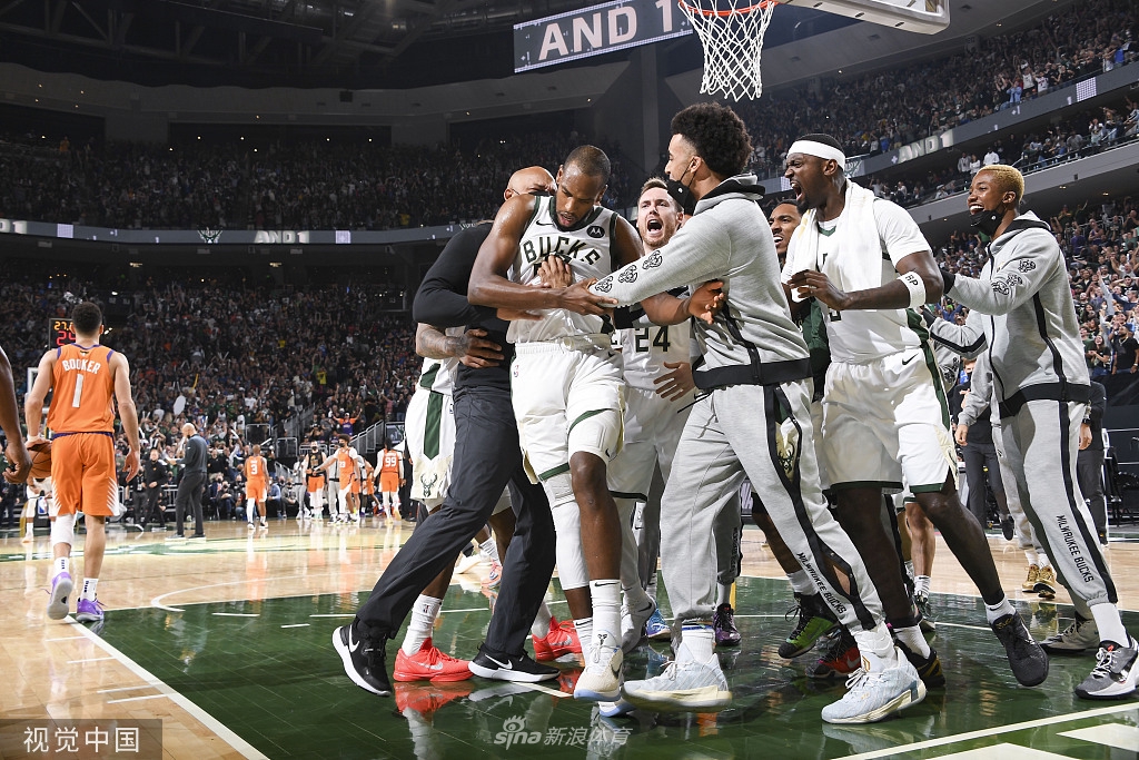 [NBA总决赛]太阳103-109雄鹿 字母哥26+14总分扳成2-2