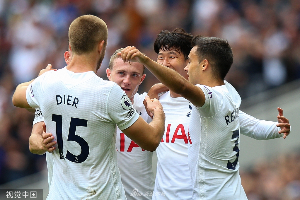 [英超]热刺1-0沃特福德 孙兴O任意球破门