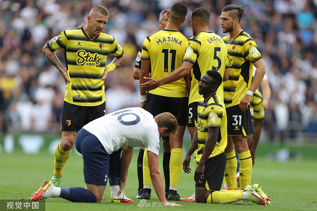 [英超]热刺1-0沃特福德 孙兴O任意球破门