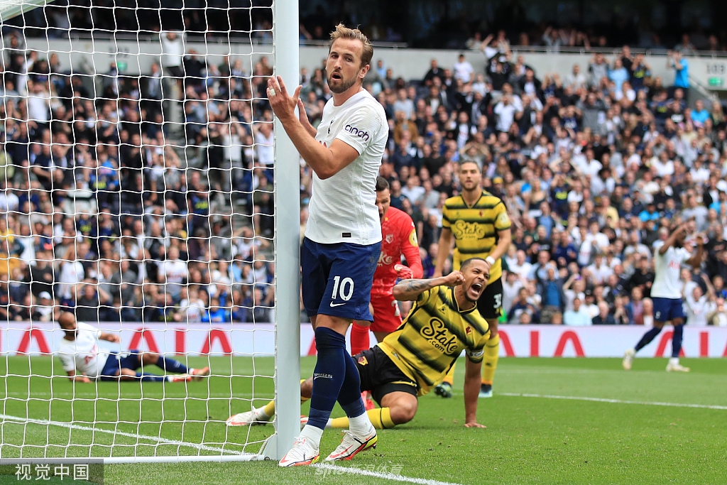 [英超]热刺1-0沃特福德 孙兴O任意球破门