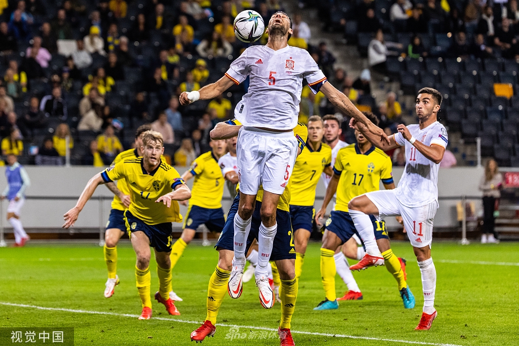 [世预赛]瑞典2-1逆转西班牙