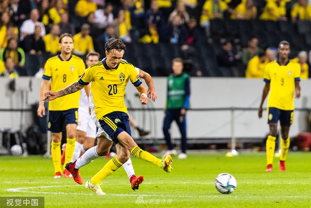 [世预赛]瑞典2-1逆转西班牙