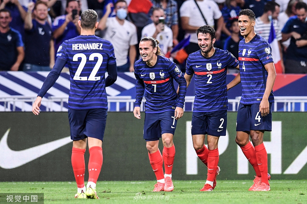 [世预赛]法国2-0芬兰 格列兹曼两球