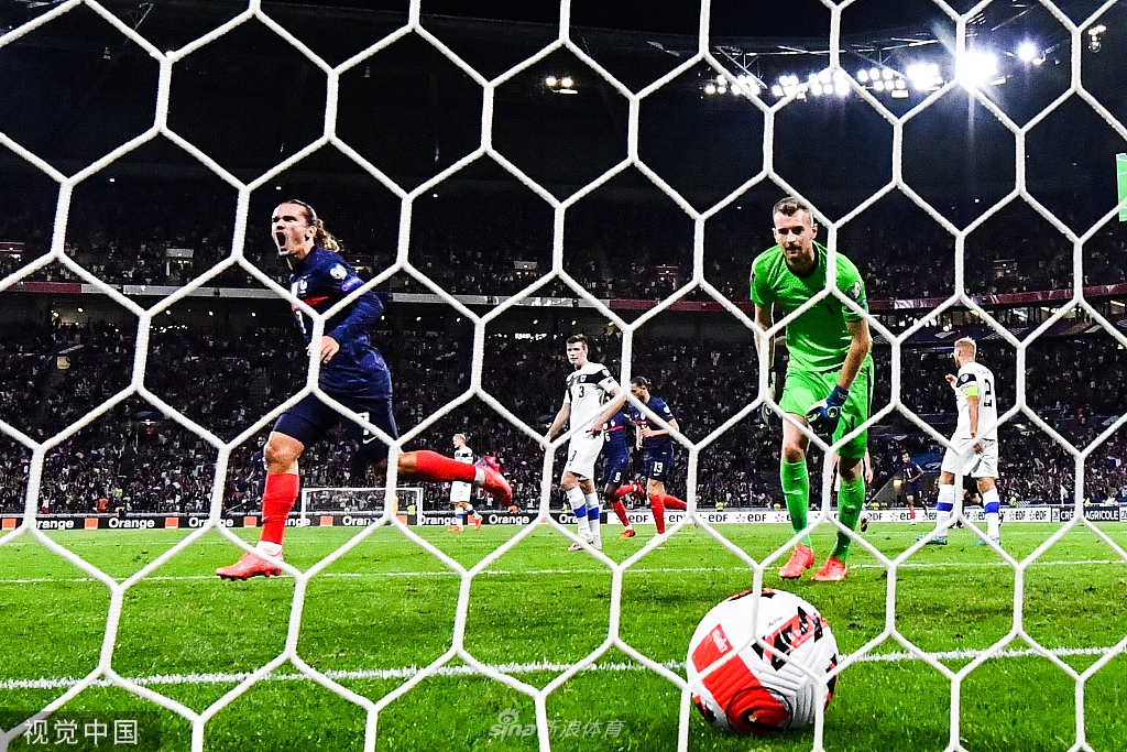[世预赛]法国2-0芬兰 格列兹曼两球