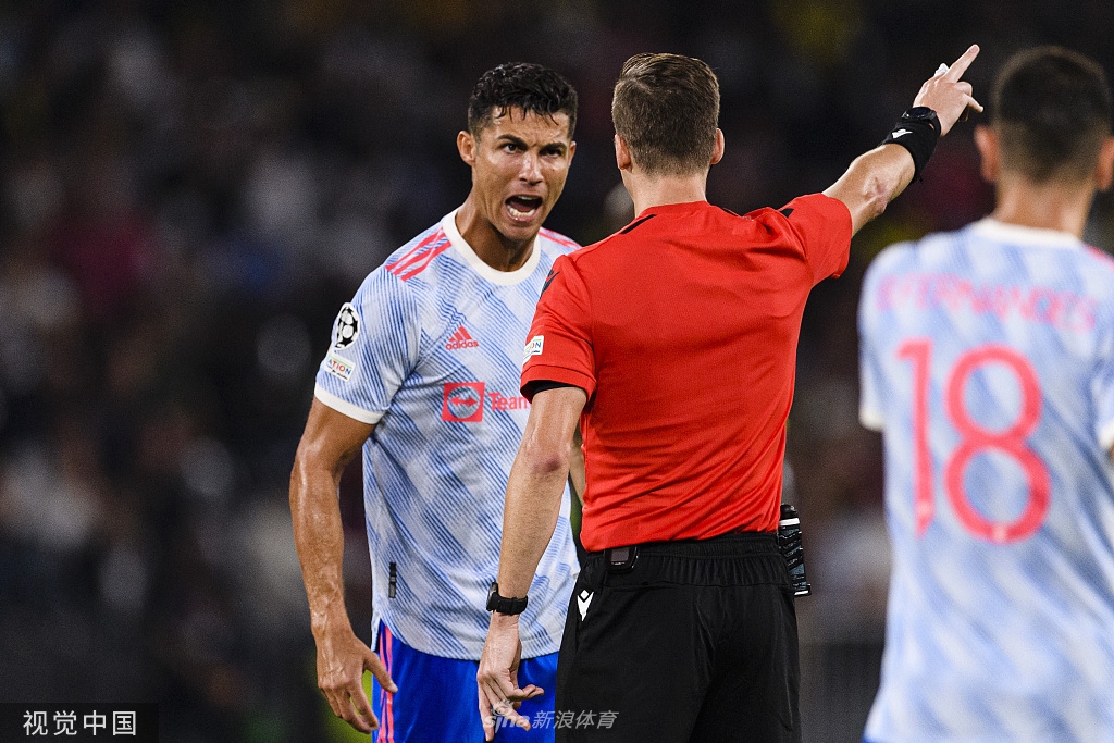 [欧冠]年轻人2-1曼联 C罗破门