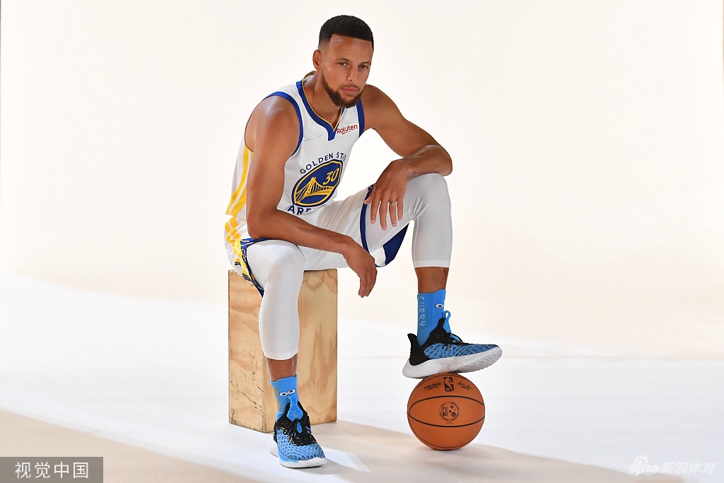 [NBA]勇士队媒体日库里汤神合体